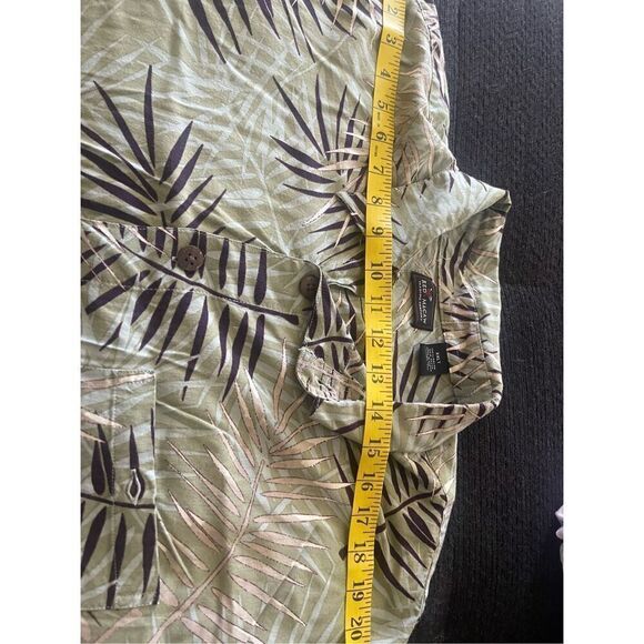 Red Macaw Men's Green Tropical Hawaiian Short Sleeve Button Down Shirt Size XXLT - Picture 6 of 15